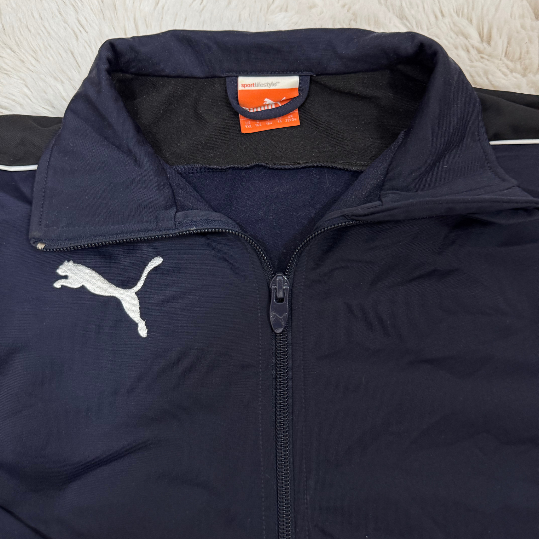 Puma Dark Blue-Black Jacket - XS