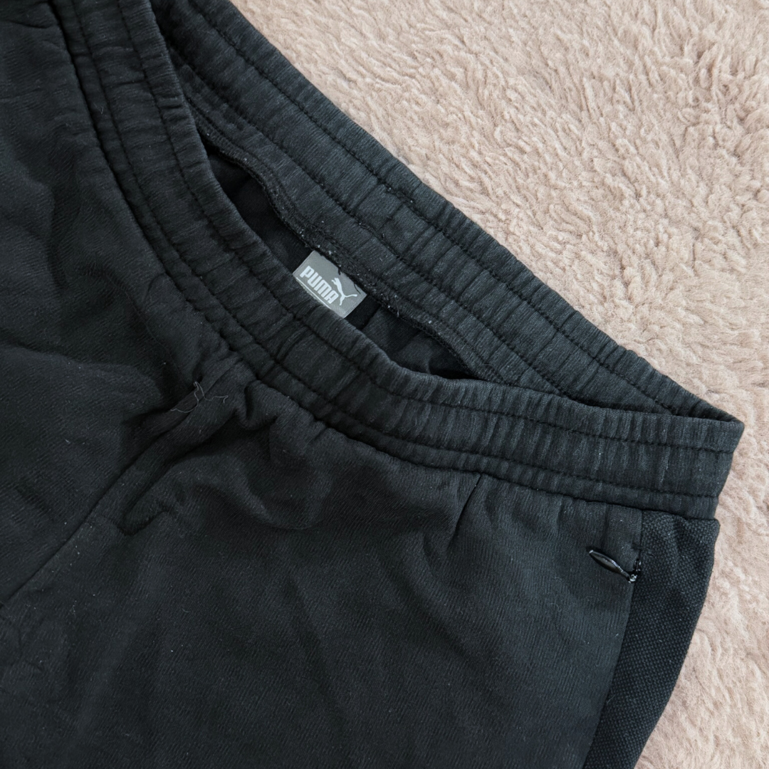 Puma Black Trouser Grey Logo - (Women M | Men XS)