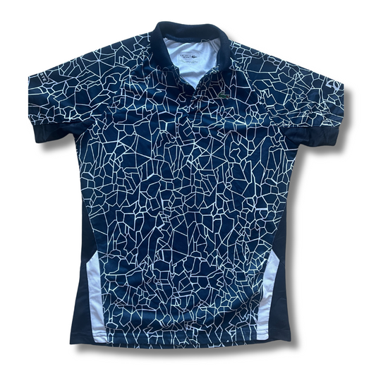 Lacoste Sport Geometric Print Polo Shirt - M