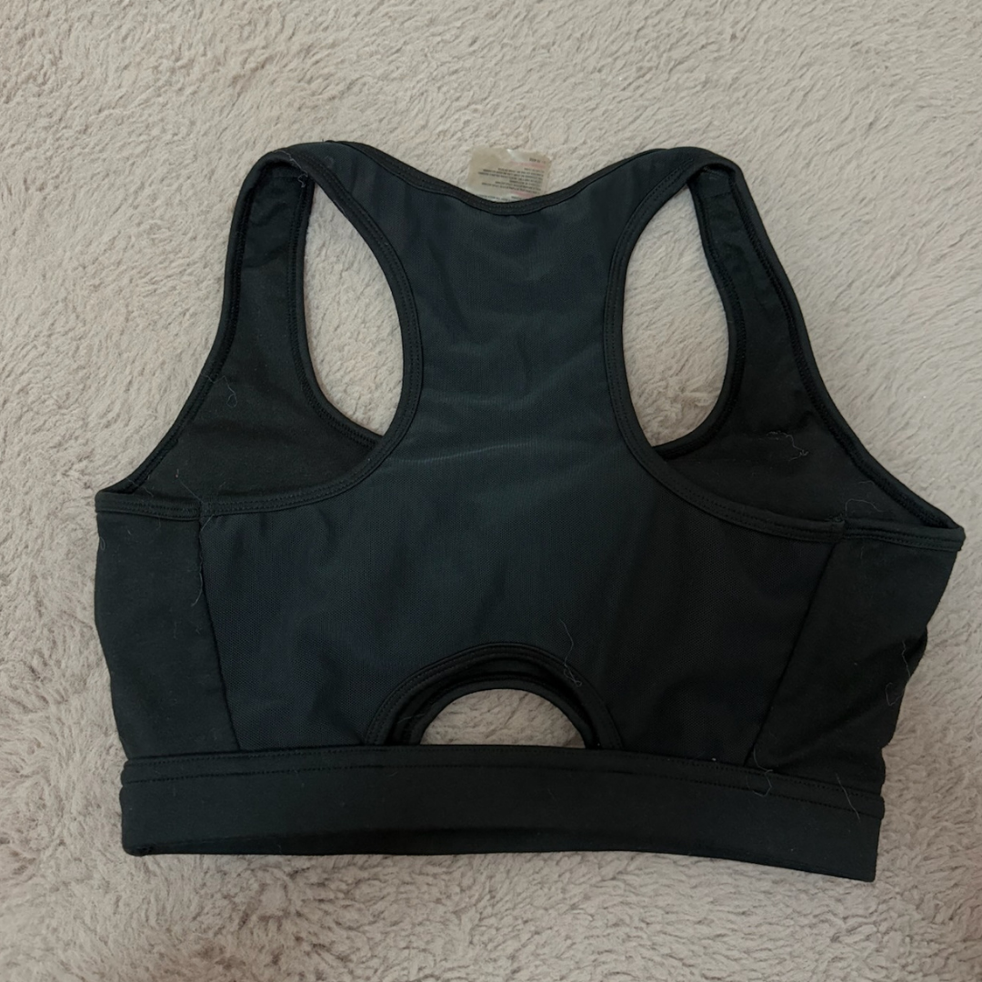 Gymshark Black Sports Top - L