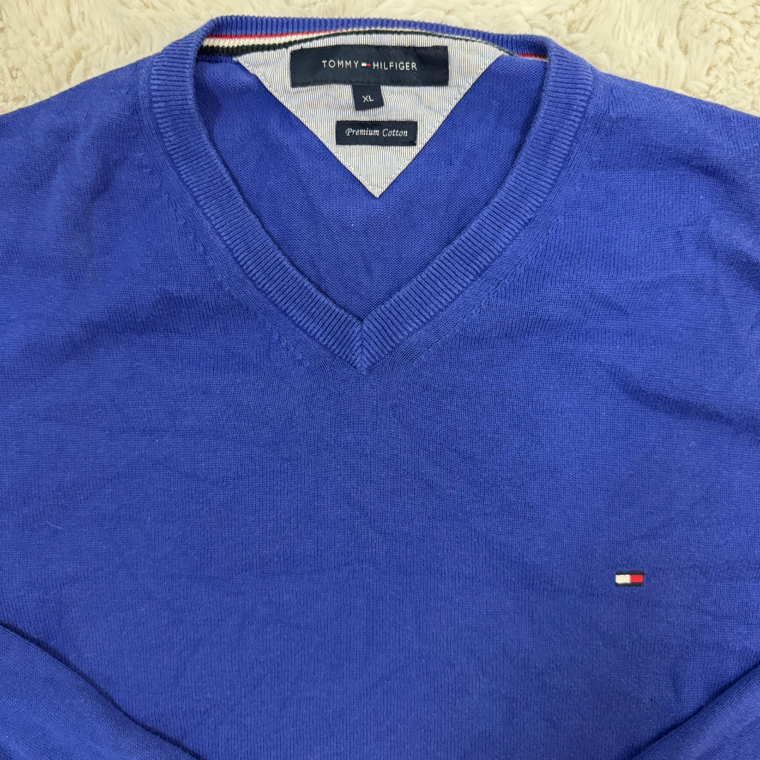 Tommy Hilfiger Blue Sweater - L