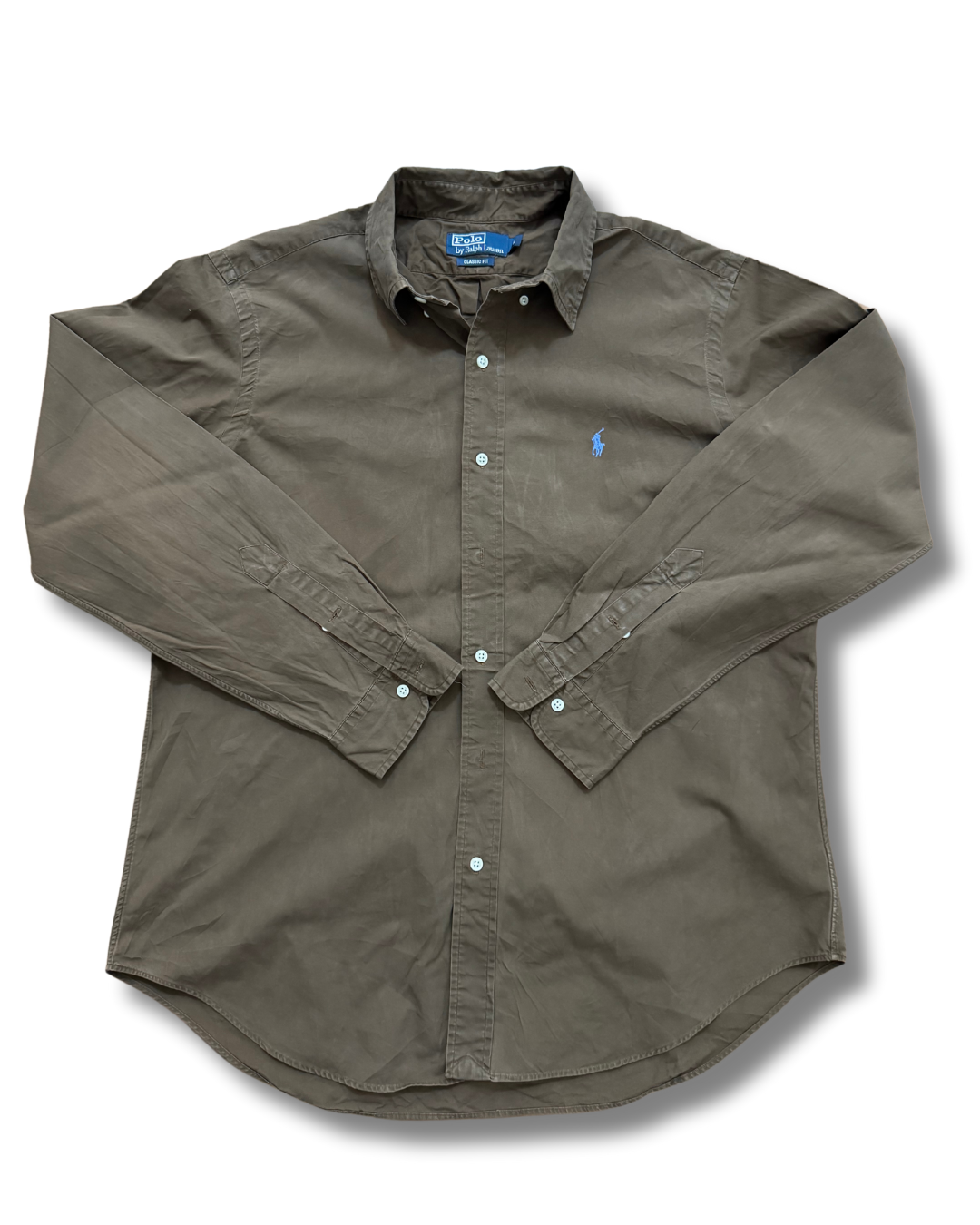 Ralph Lauren Classic Fit Brown Shirt - L