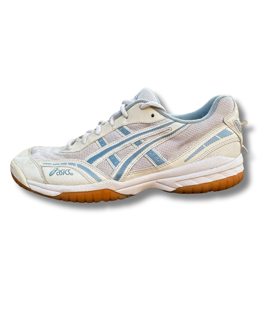 Asics Gel Game 9 Sneakers | White/Green | US 9.5