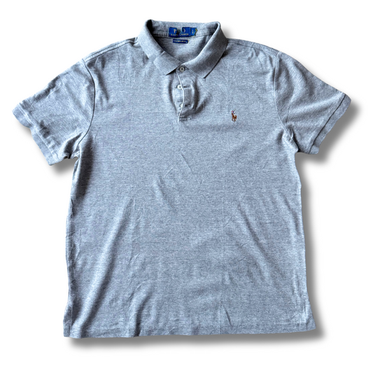 Ralph Lauren Custom Slim Fit Grey Polo - M