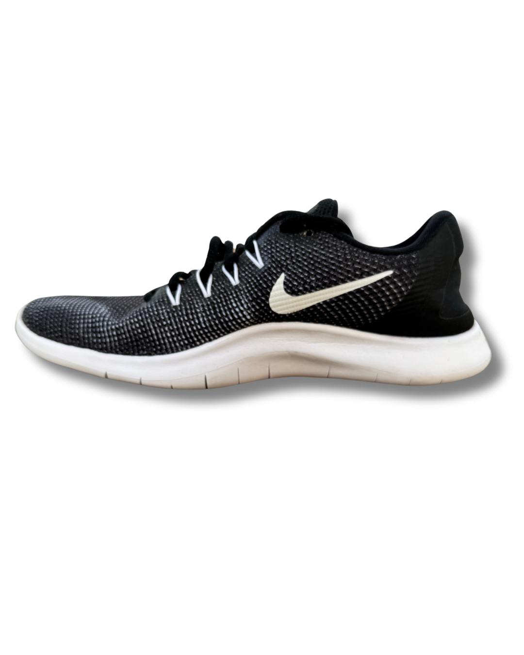 Nike Flex 2018 RN Sneakers | Black White | US 9.5