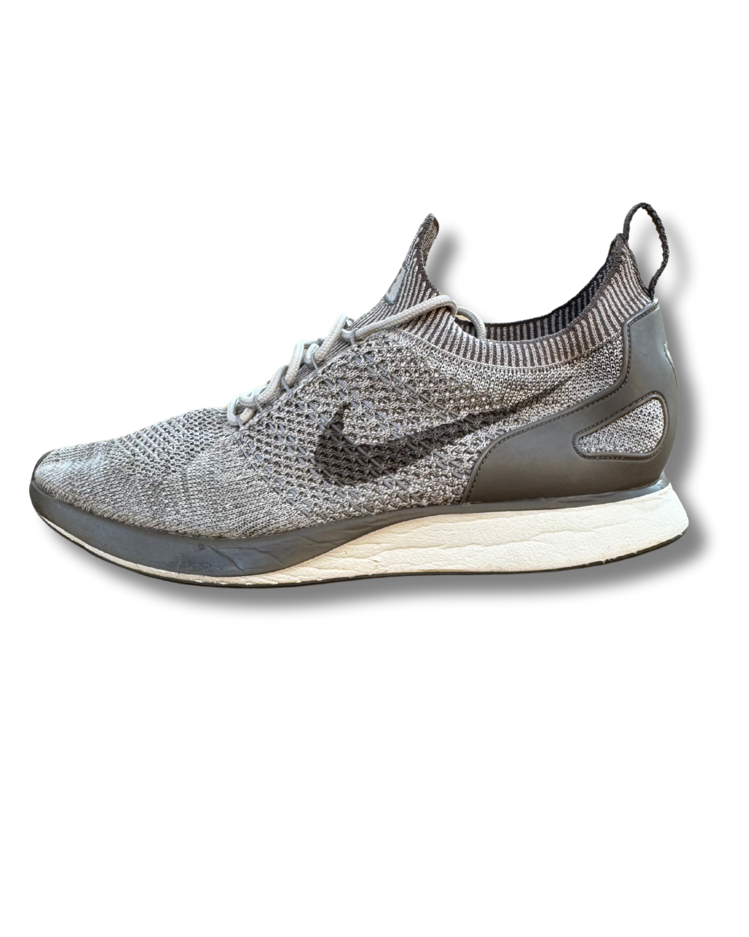 Nike Mariah Flyknit Racer Sneakers | Grey | US 8