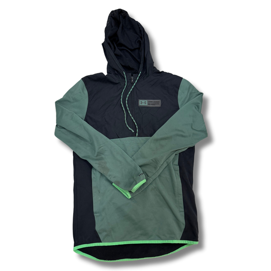 UnderArmour Black-Green Hoodie - XS