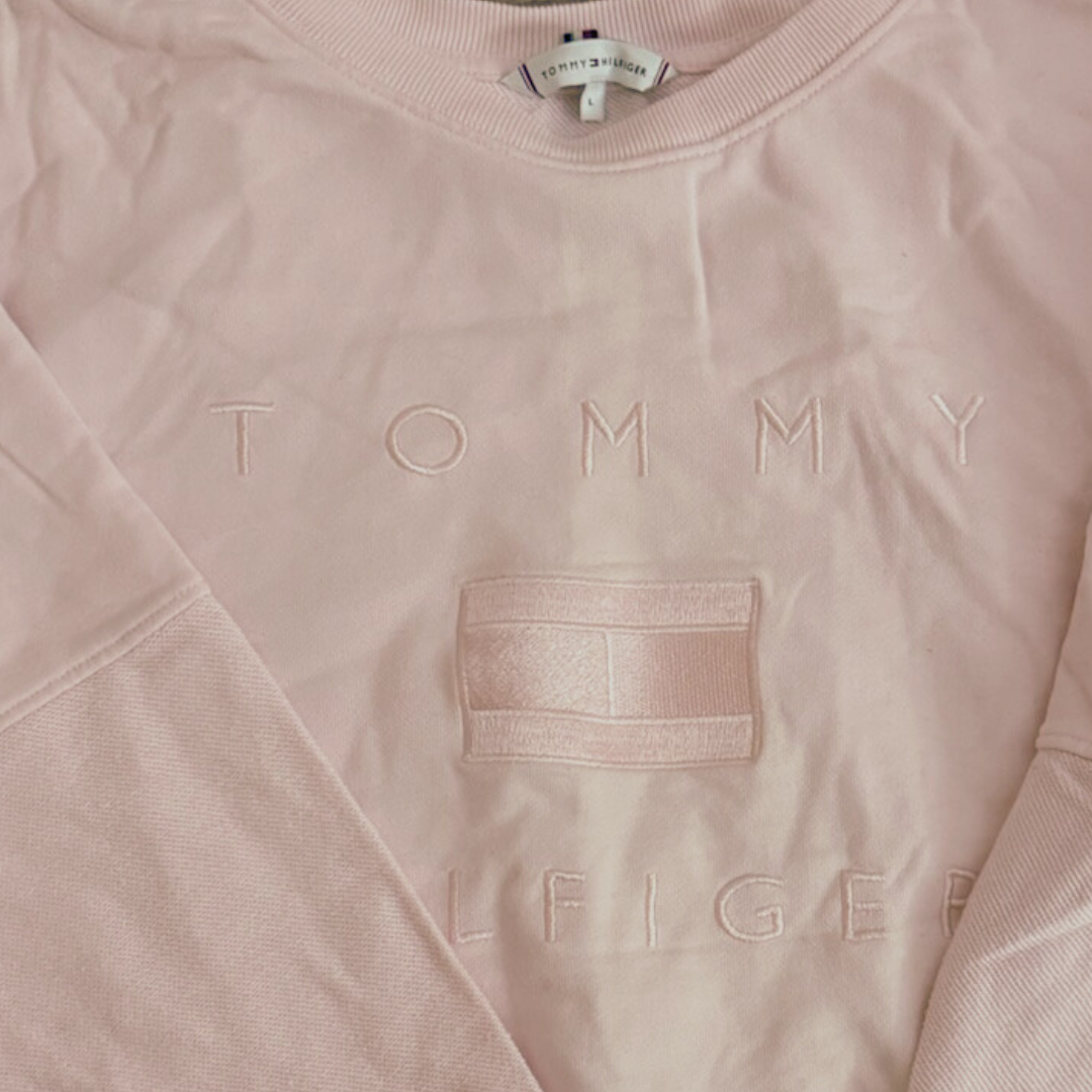 Tommy Hilfiger Light Pink Sweater - XXL