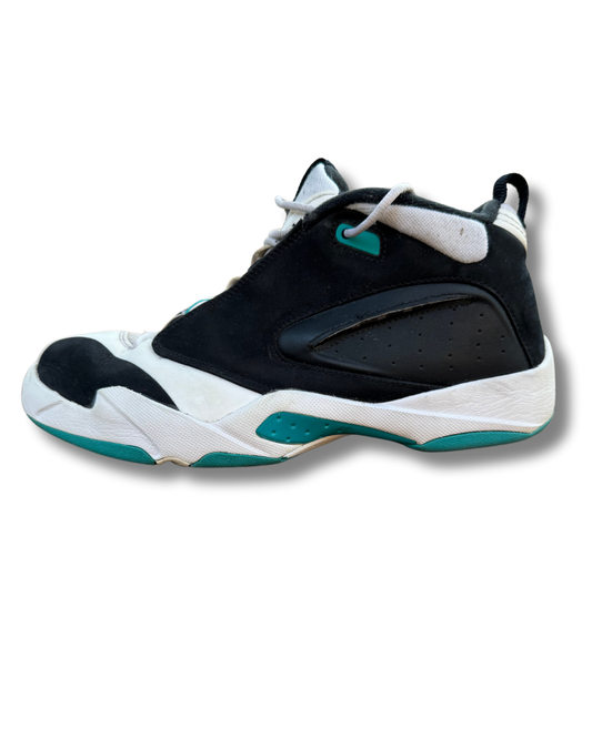 Nike Air Jordan Jumpman Quick 23 Retro Sneakers | Black/White/Turbo Green | US 9.5