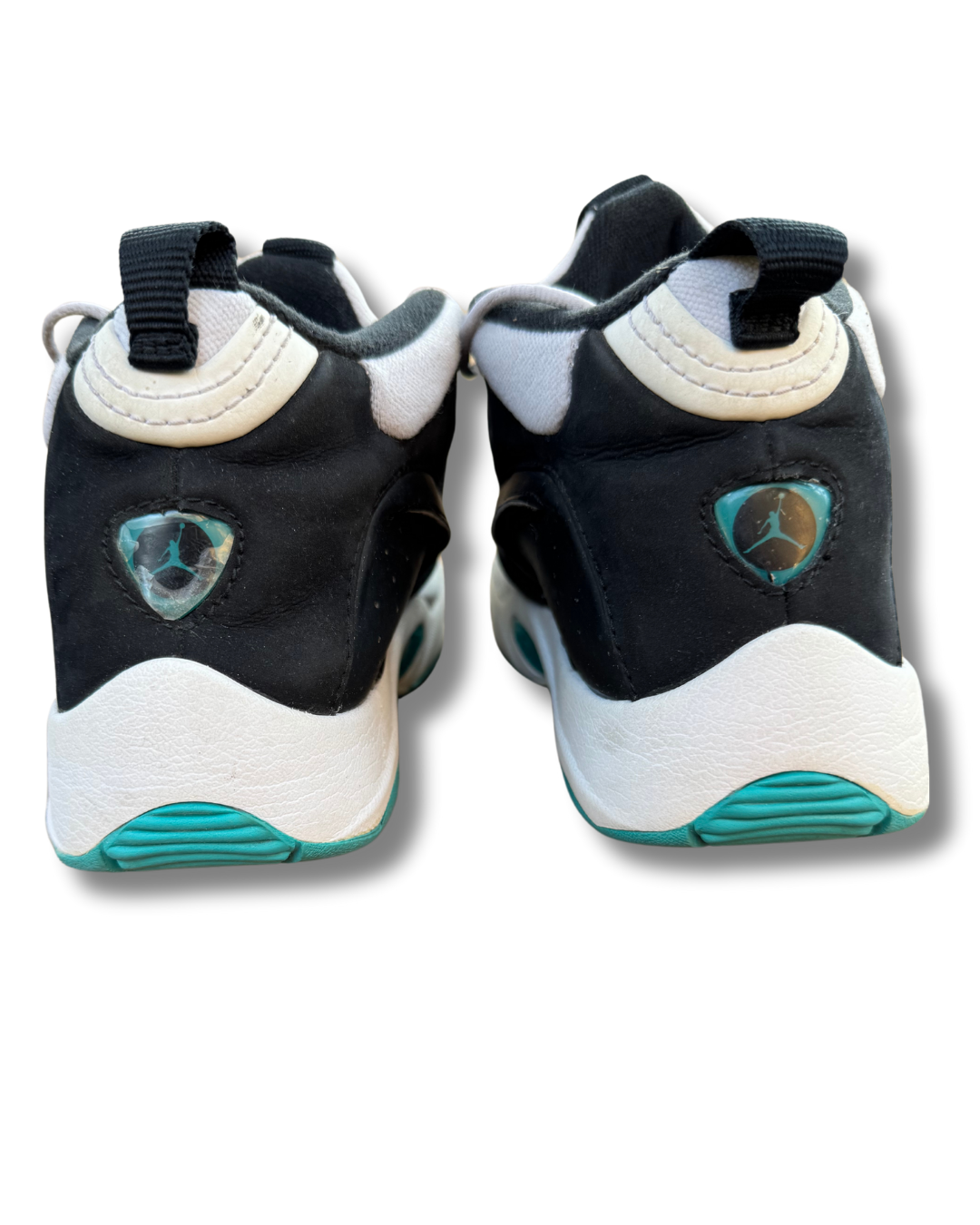 Nike Air Jordan Jumpman Quick 23 Retro Sneakers | Black/White/Turbo Green | US 9.5