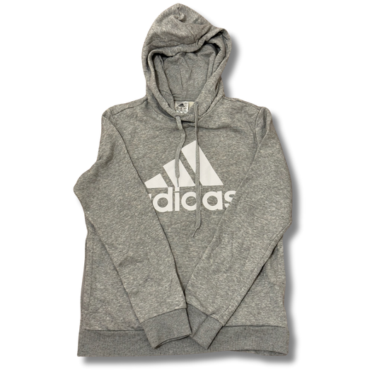 Adidas Light Grey Hoodie - S