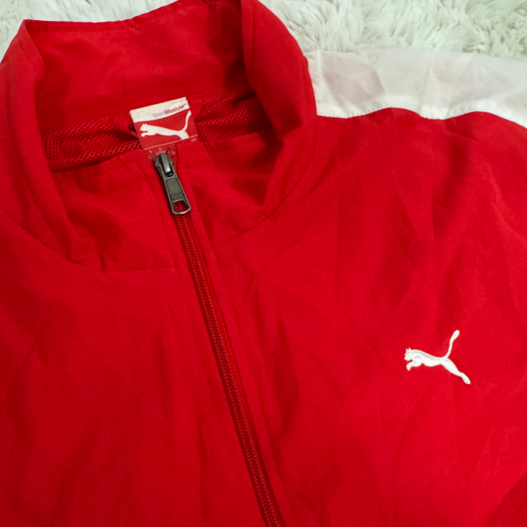 Puma Red Parachute Jacket - M