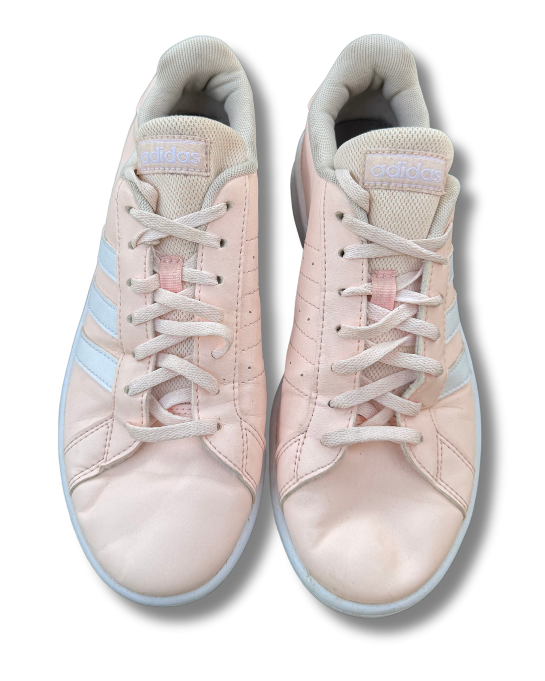 Adidas Grand Court Sneakers | Pink/White | US 7.5