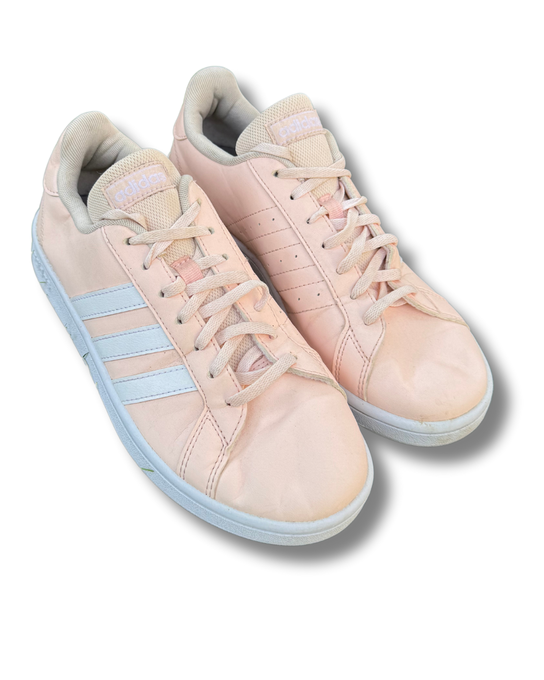 Adidas Grand Court Sneakers | Pink/White | US 7.5