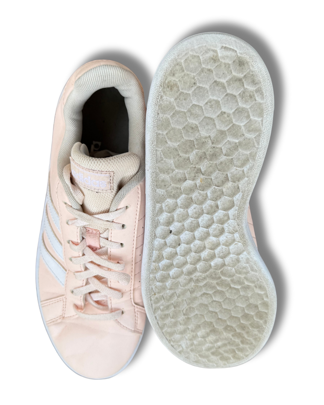 Adidas Grand Court Sneakers | Pink/White | US 7.5