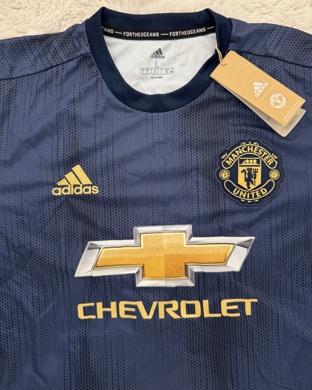 Manchester United 2018-19 Lingard # 14 Third Jersey - New With Tags - M