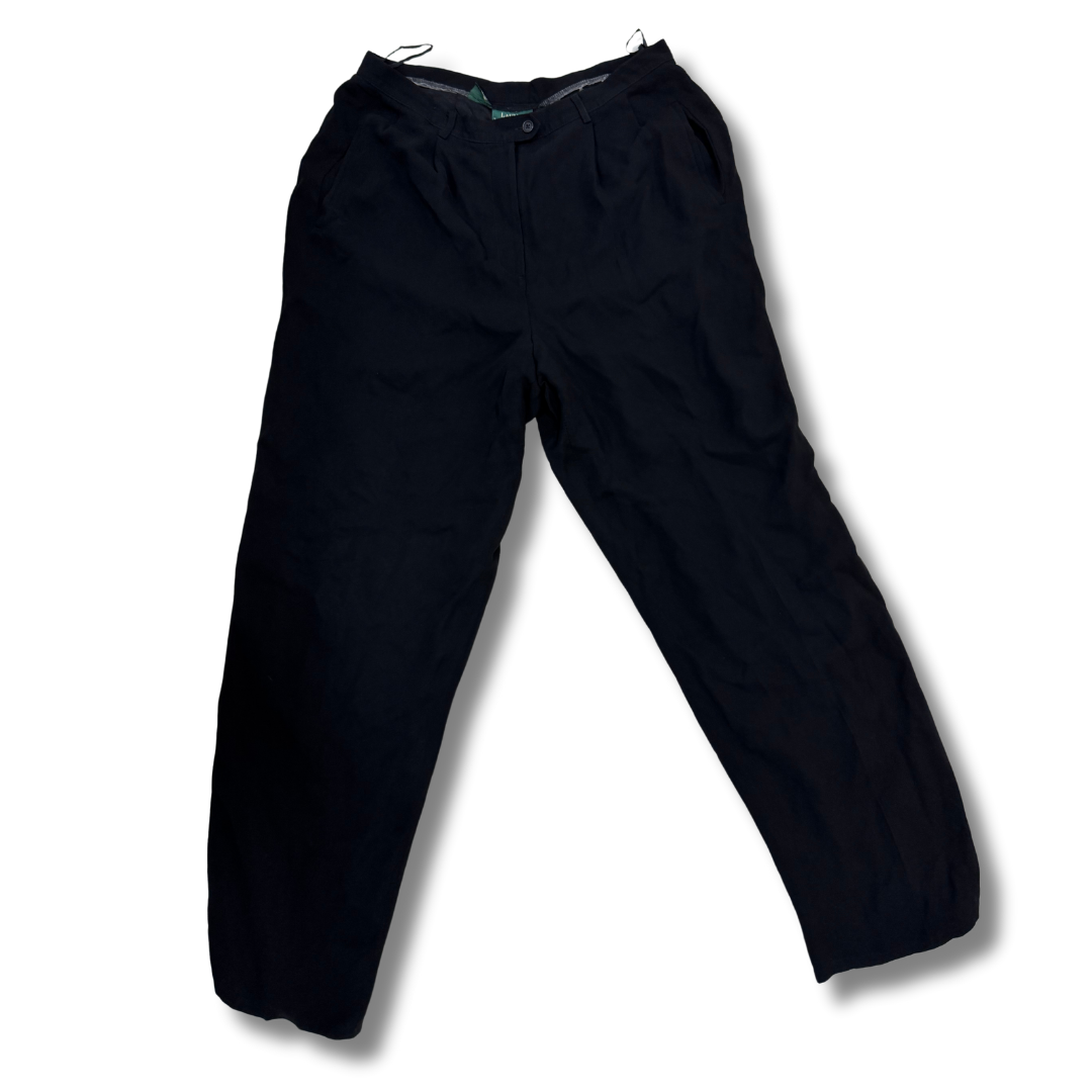 Lauren by Ralph Lauren Black Office Pants - XL