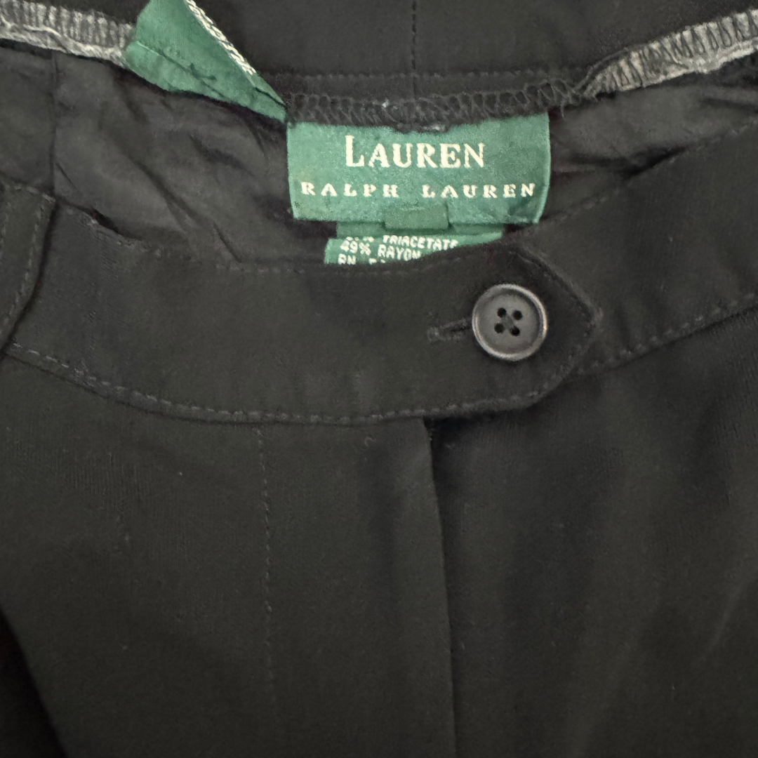 Lauren by Ralph Lauren Black Office Pants - XL