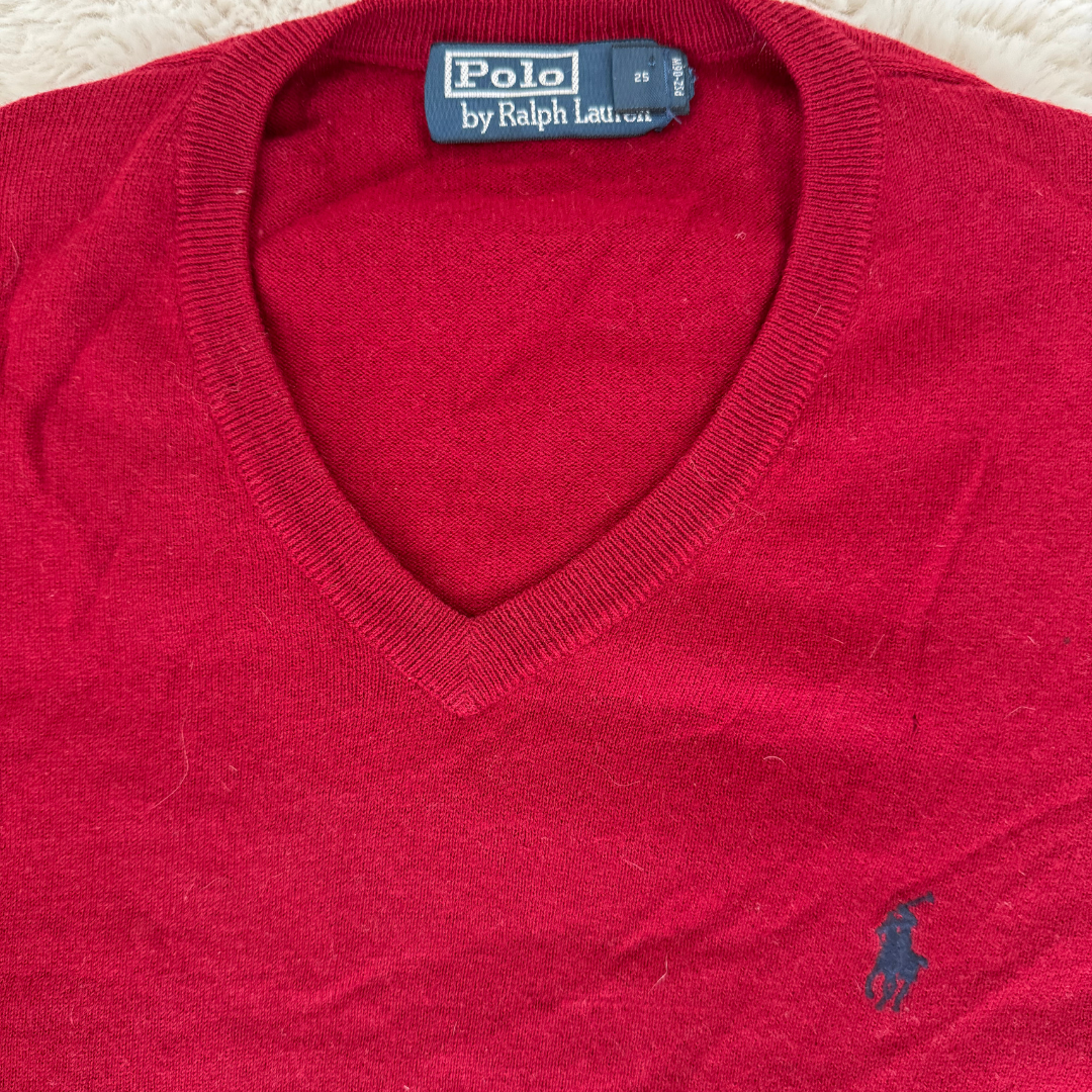 Ralph Lauren Red Sweater - S