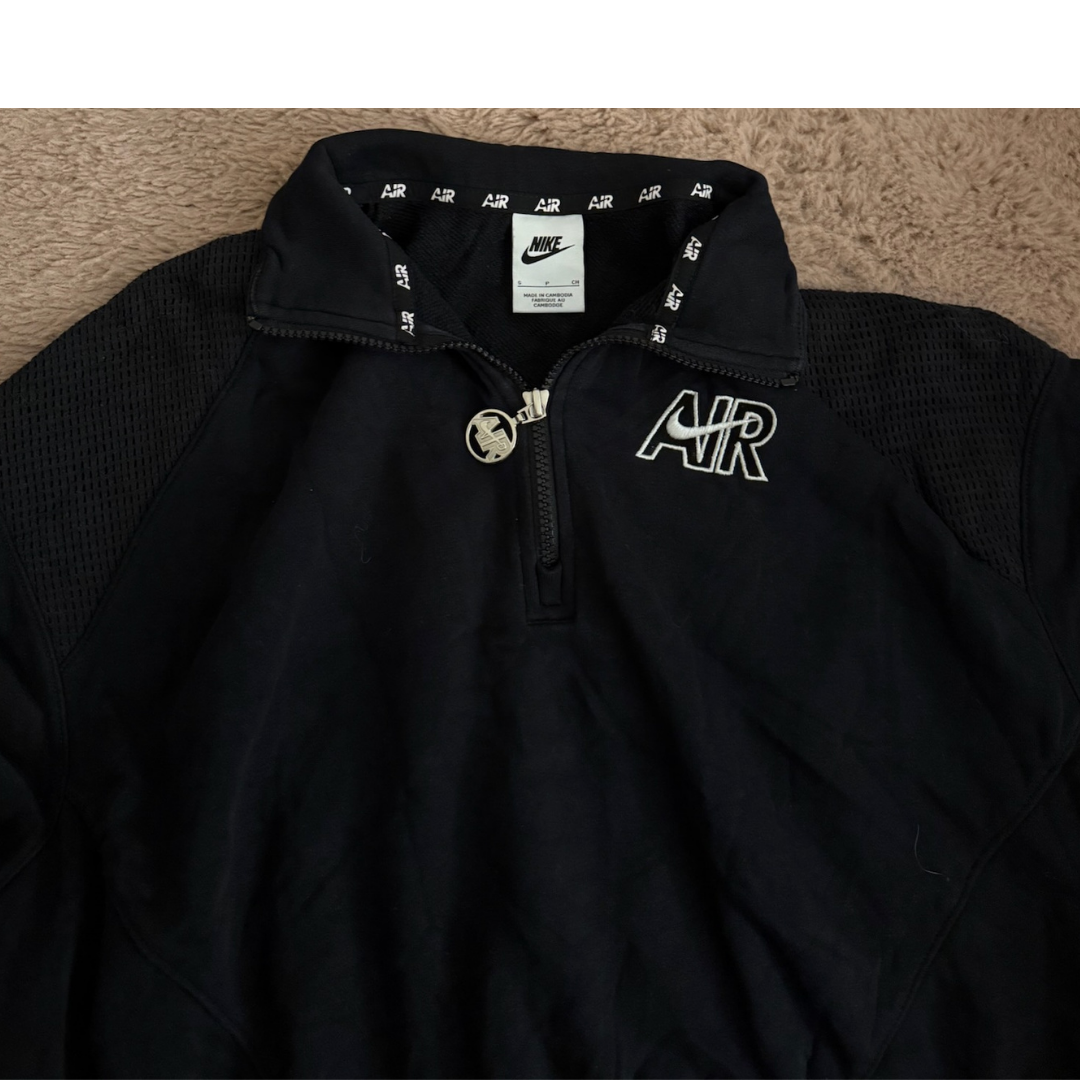 Nike Black Quarter Zip Sweater - XL