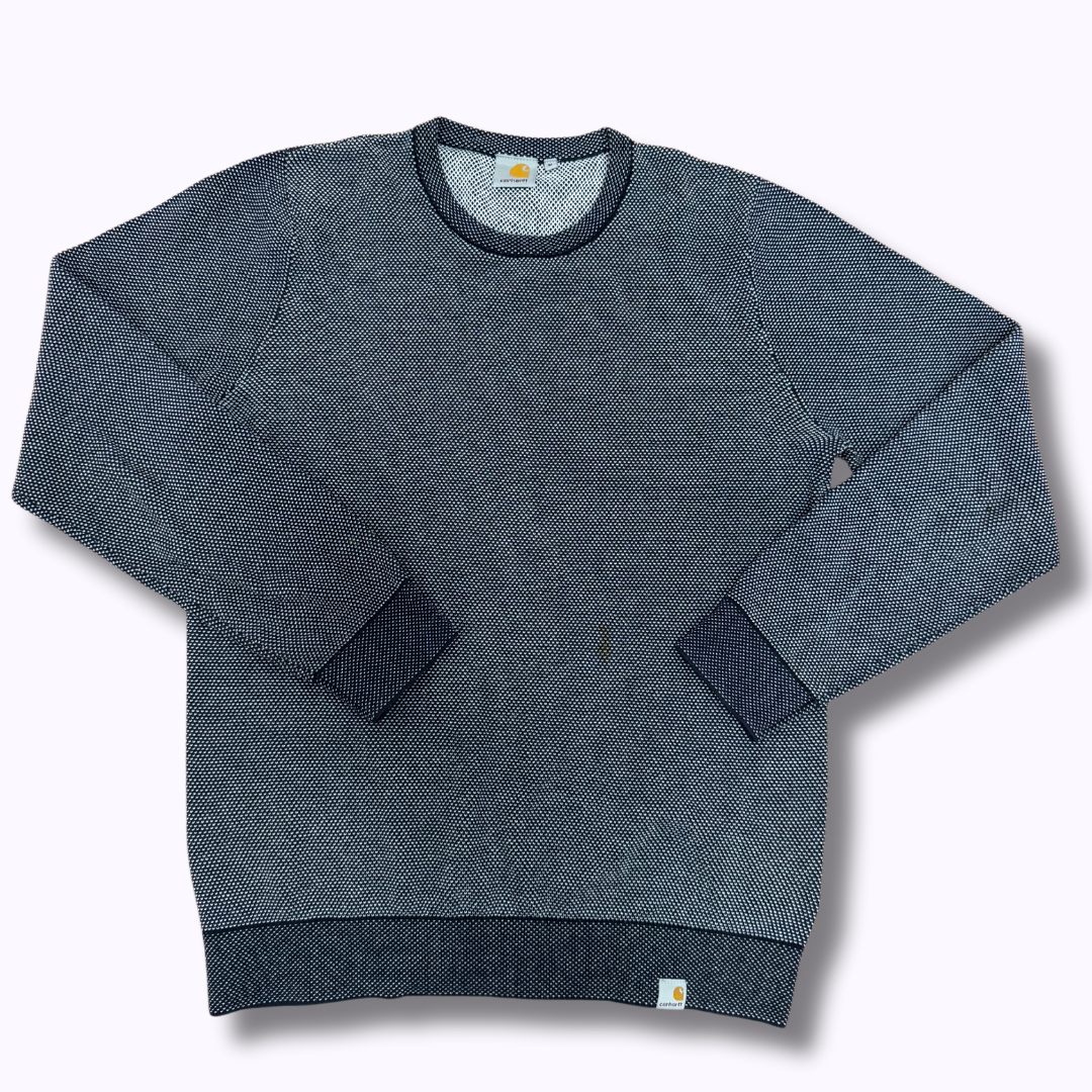 Carhartt Blue Self Sweater - Medium