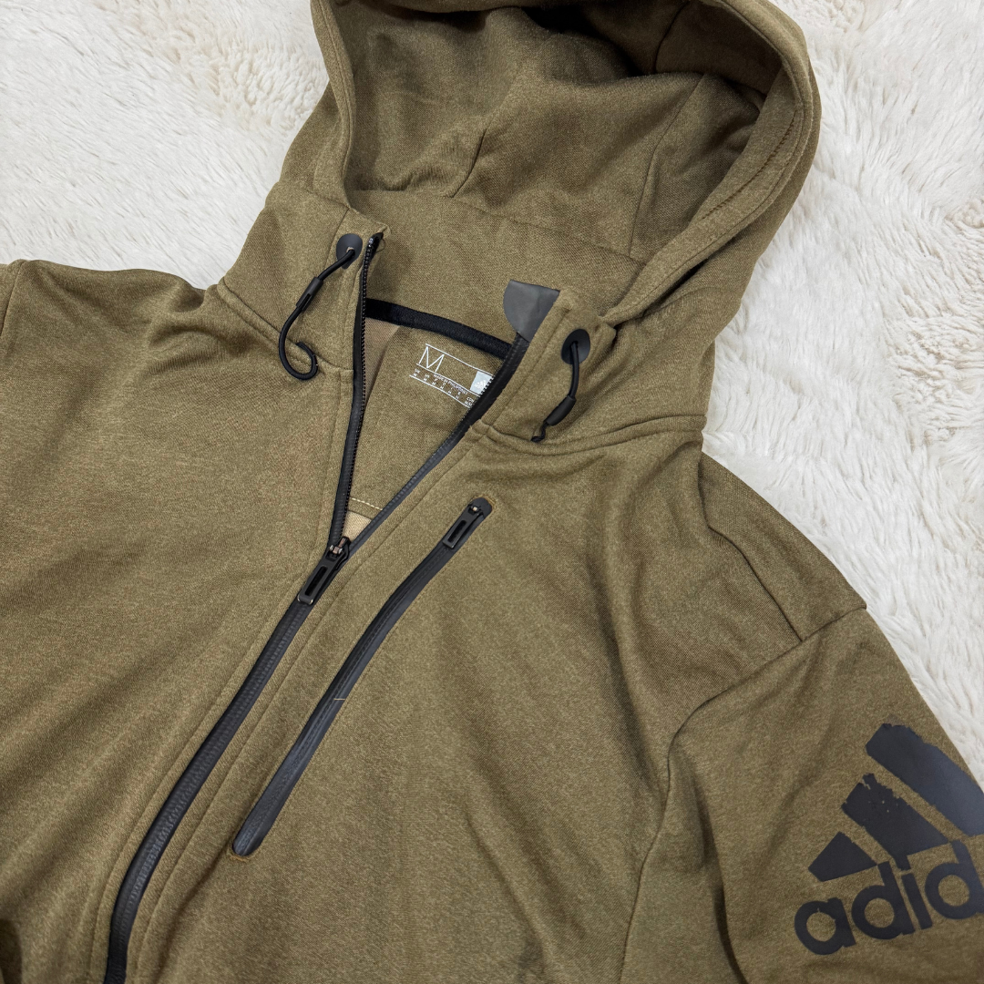 Adidas Olive Green Jacket - S