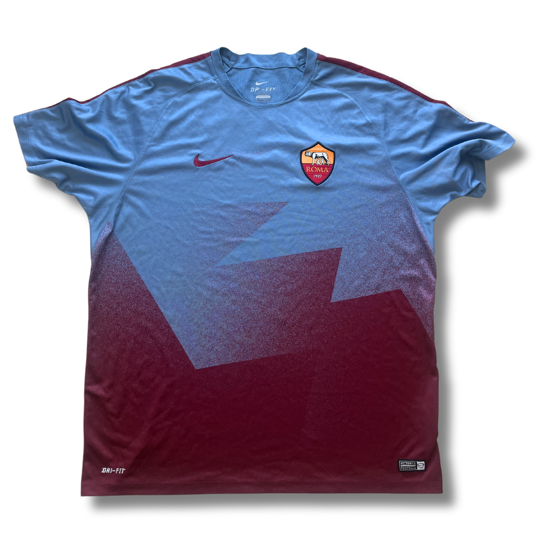 Roma Training T-Shirt Pre-Match Ocean Fog/Team Red - XL