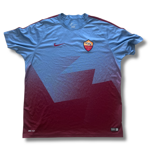 Roma Training T-Shirt Pre-Match Ocean Fog/Team Red - XL