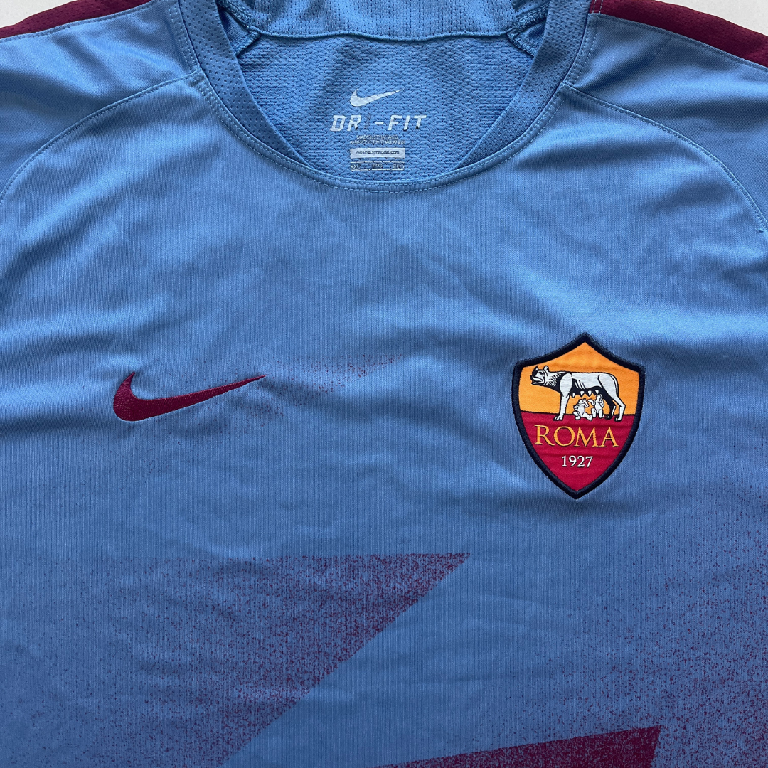 Roma Training T-Shirt Pre-Match Ocean Fog/Team Red - XL