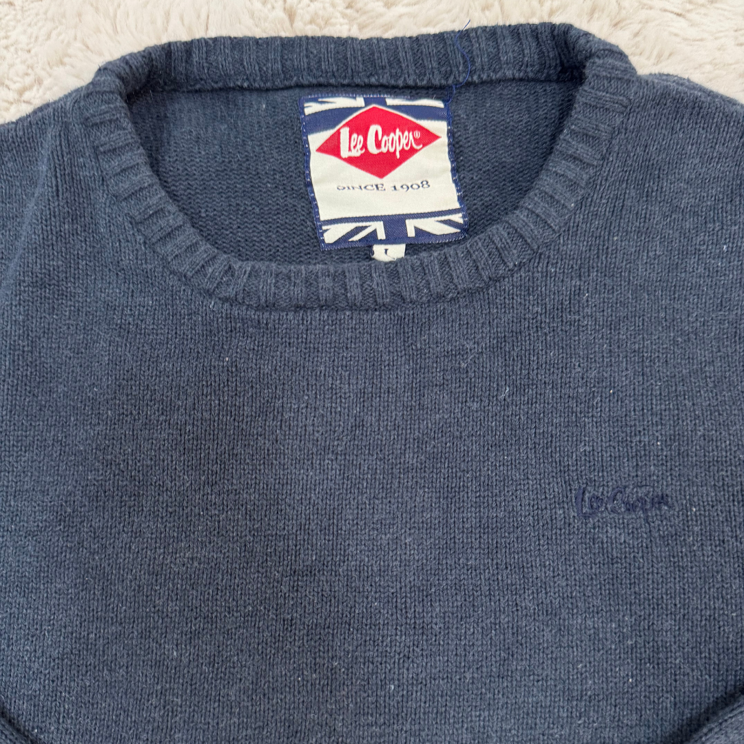 Lee Cooper Dark Blue Sweater - S