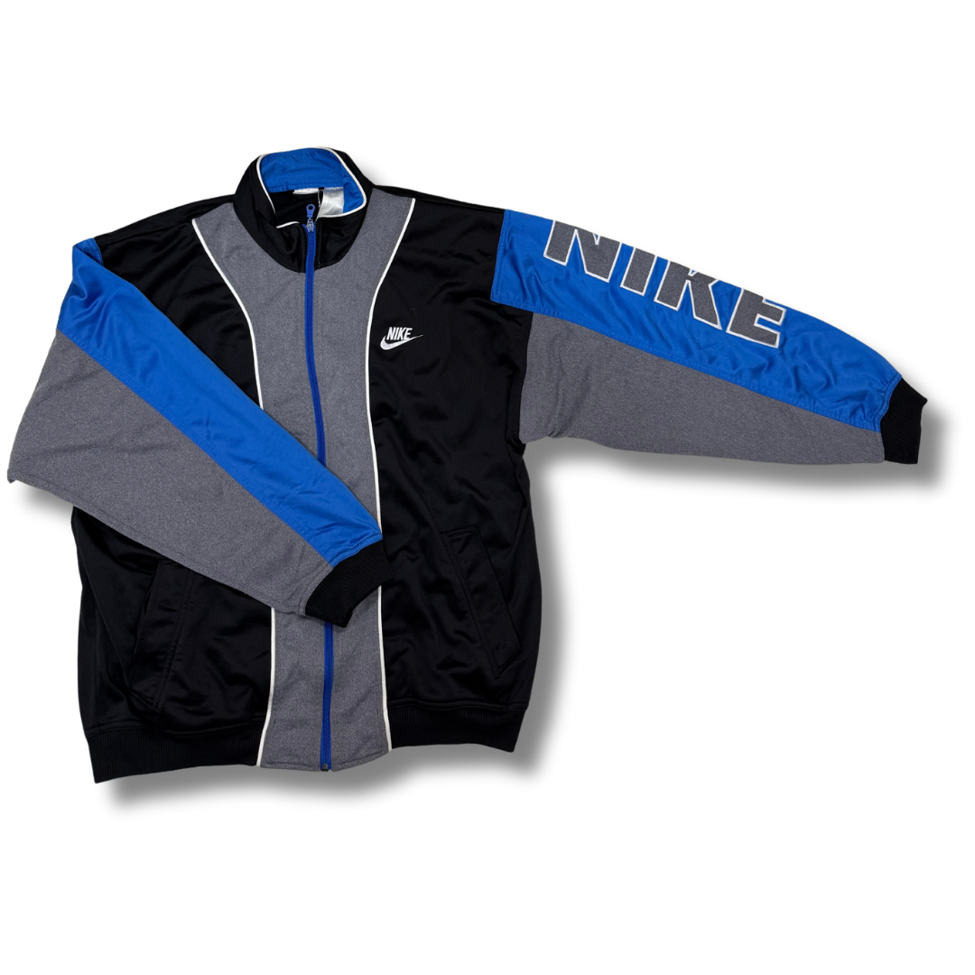 Nike Vintage Black-Grey-Blue Jacket - M