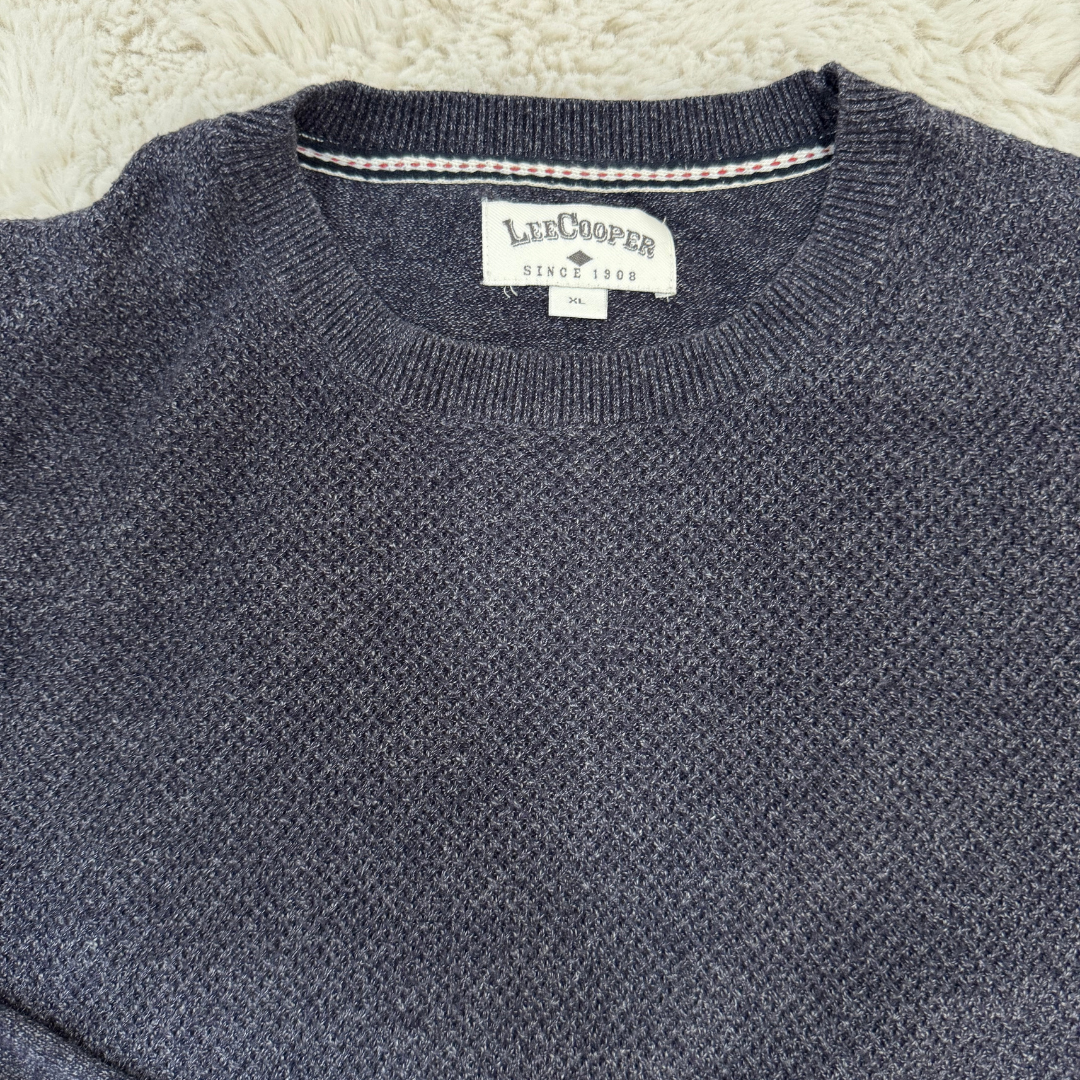 Lee Cooper Greyish-Blue Sweater - M