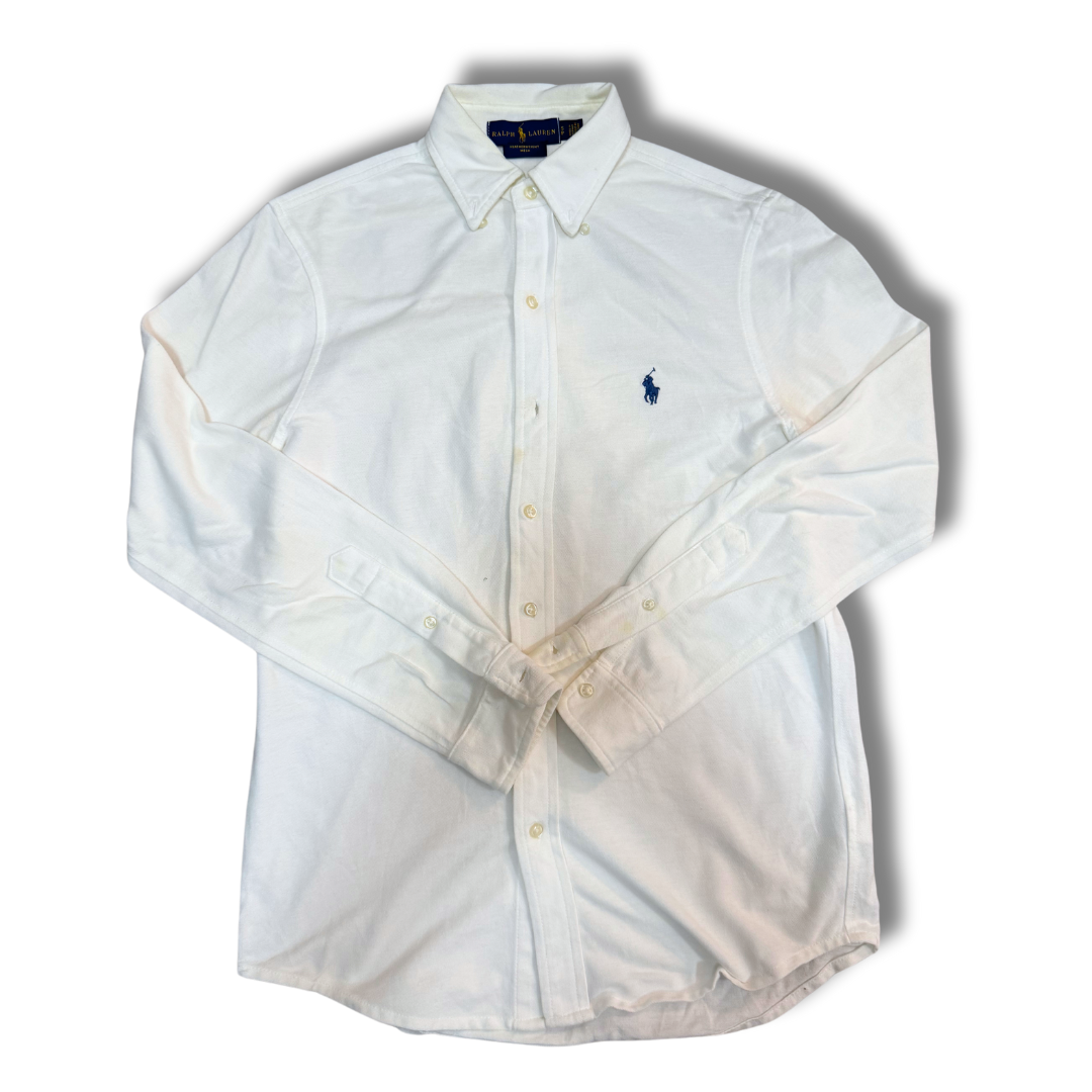 Ralph Lauren Featherweight Mesh White Shirt - XS