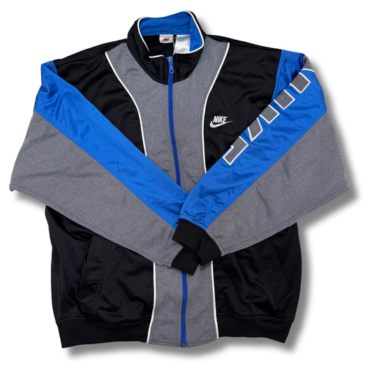 Nike Vintage Black-Grey-Blue Jacket - M