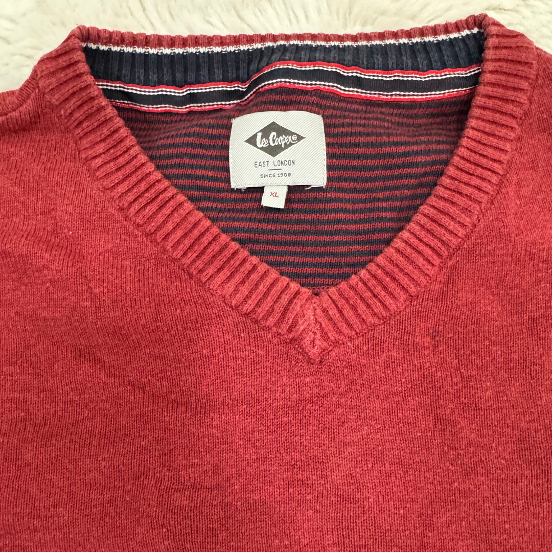 Lee Cooper Red Sweater - M