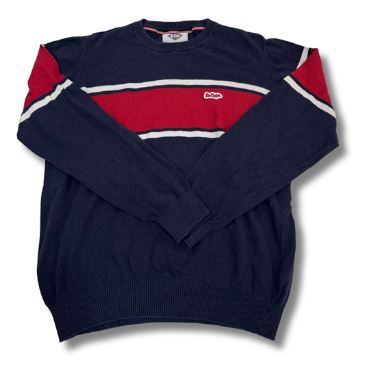 Lee Cooper Blue-Red Sweater - S