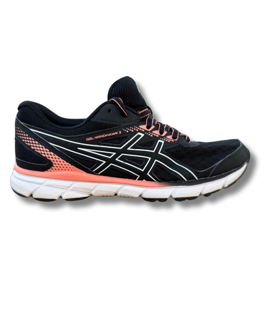 Asics Windhawk-3 Sneakers | Black | US 7.5